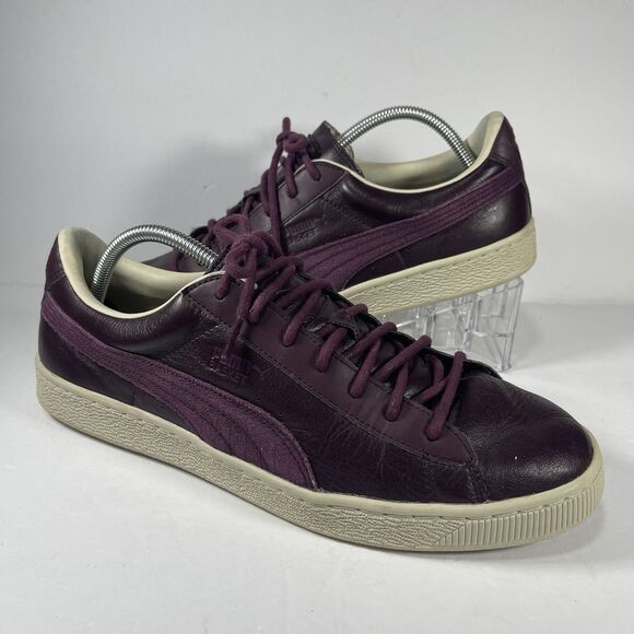 Puma Basket Classic LFS Burgundy Wine Red Leather Men’s Size 12 361352-03 main image 4